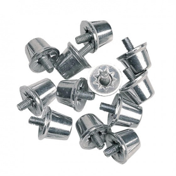 voetbalnoppen 13/16 mm zilver 12 stuks