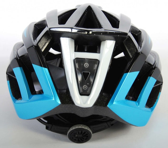 fietshelm unisex 54-58 cm zwart/blauw