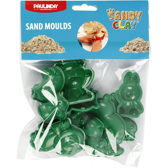 zandvormpjes 10 stuks dieren groen