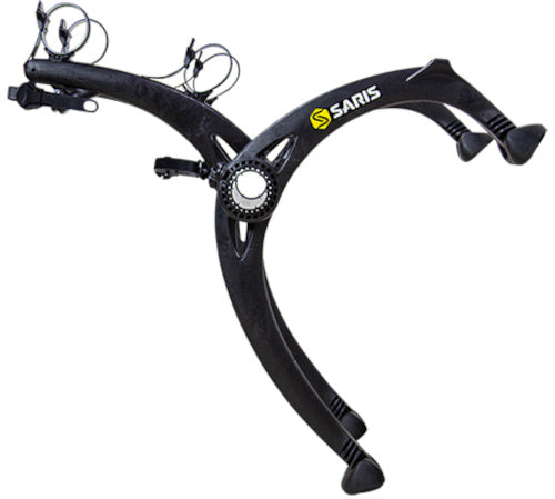 fietsendrager Bones EX 2 fietsen 76 cm aluminium zwart