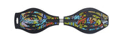 waveboard Good Vibes Graffiti 86 x 22 cm zwart