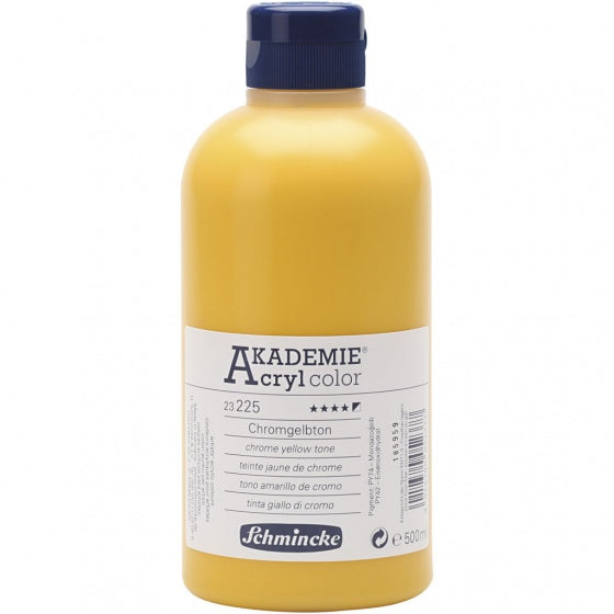 acrylverf Akademie 500 ml chrome-geel