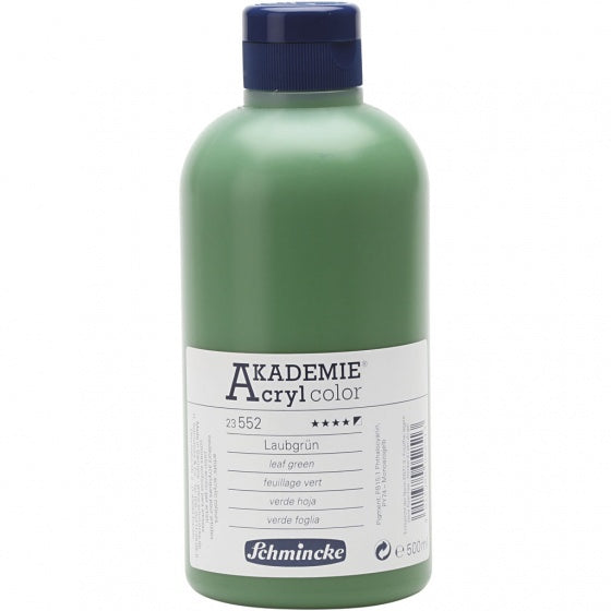 acrylverf Akademie 500 ml leaf-groen
