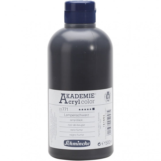 acrylverf Akademie 500 ml lampen-zwart