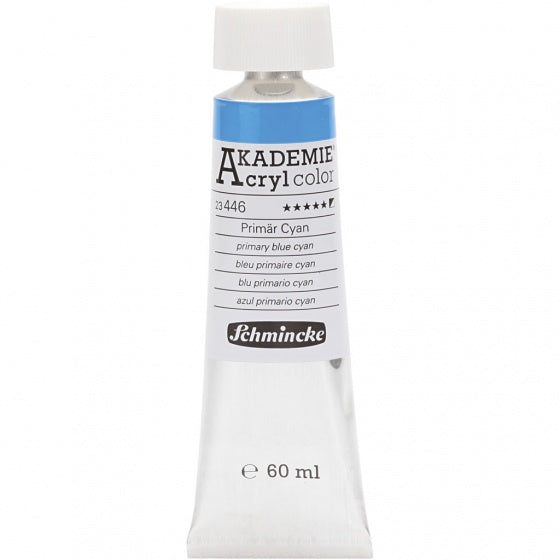 tube acrylverf Akademie 60 ml cyaan-lichtblauw