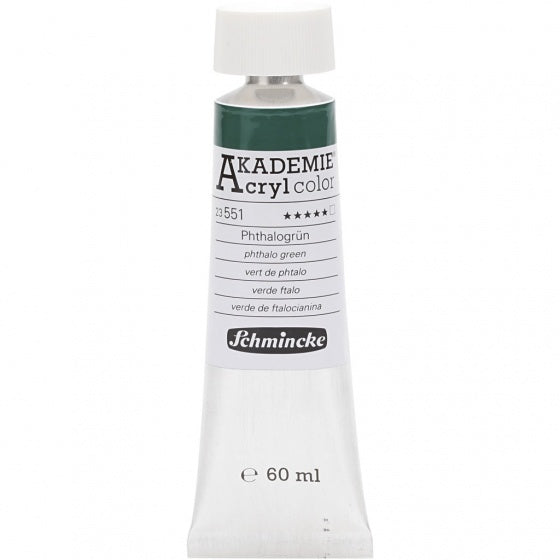 tube acrylverf Akademie 60 ml phtalo-groen