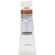 tube Akademie acrylverf 60 ml bruin-copper (802)