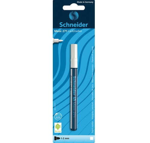 lakmarker  Maxx 271 Blister 1 - 2 mm wit