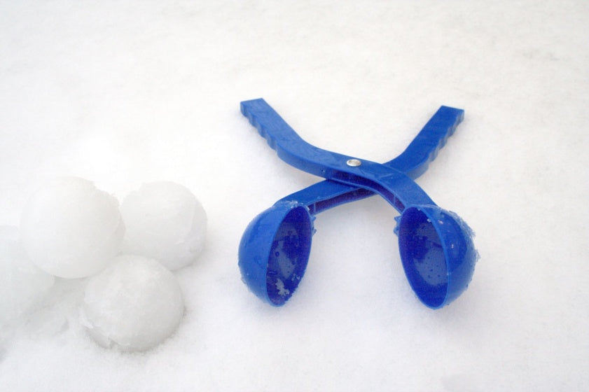 sneeuwbaltang oranje 37 cm