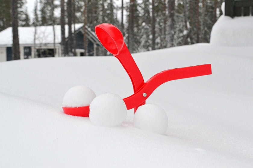 sneeuwbaltang rood 37 cm