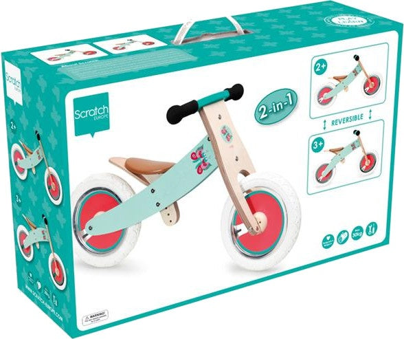 Balance Bike 12 Inch Meisjes Turquoise