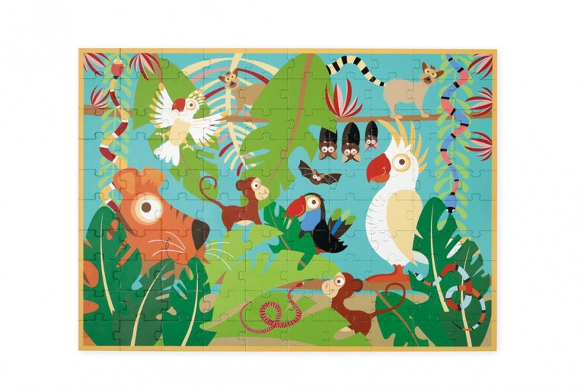 legpuzzel Jungle 60 cm 100 stukjes