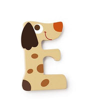 letter E hond crème 5.5 cm