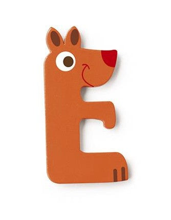 letter E vos oranje 5.5 cm