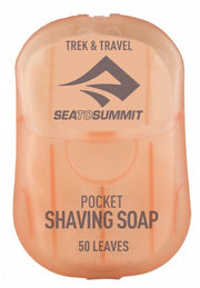 scheerzeep Pocket Shaving Soap oranje/wit 50 vellen