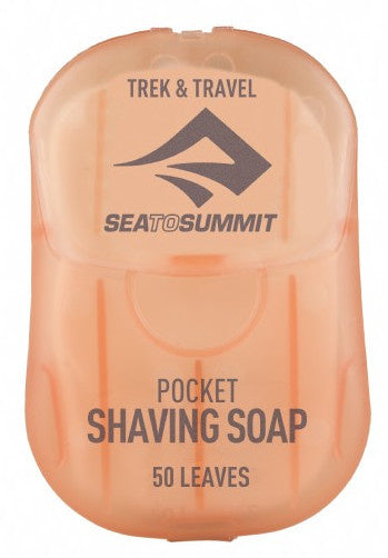 scheerzeep Pocket Shaving Soap oranje/wit 50 vellen