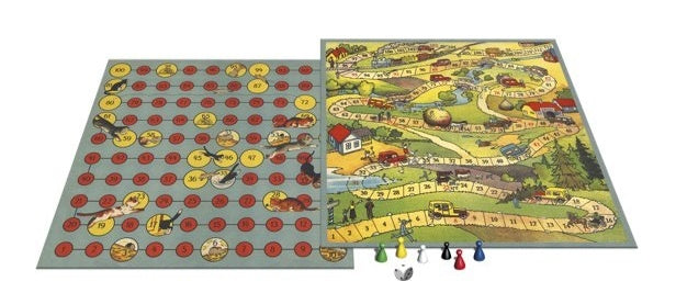 gezelschapsspel Spellen van toen: Auto Race/Kat & Muis