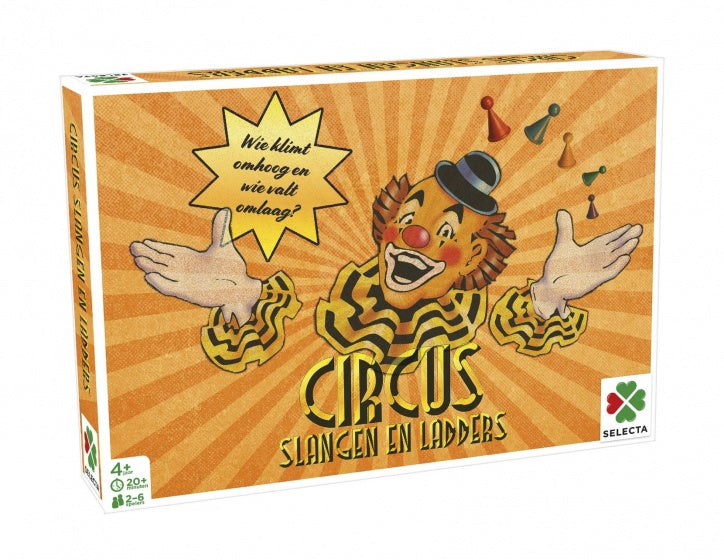 gezelschapsspel Spellen van toen: Circus/Slangen & Ladders