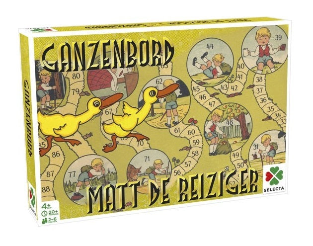 gezelschapsspel Spellen van toen: Matt de Reiziger/Ganzenbord