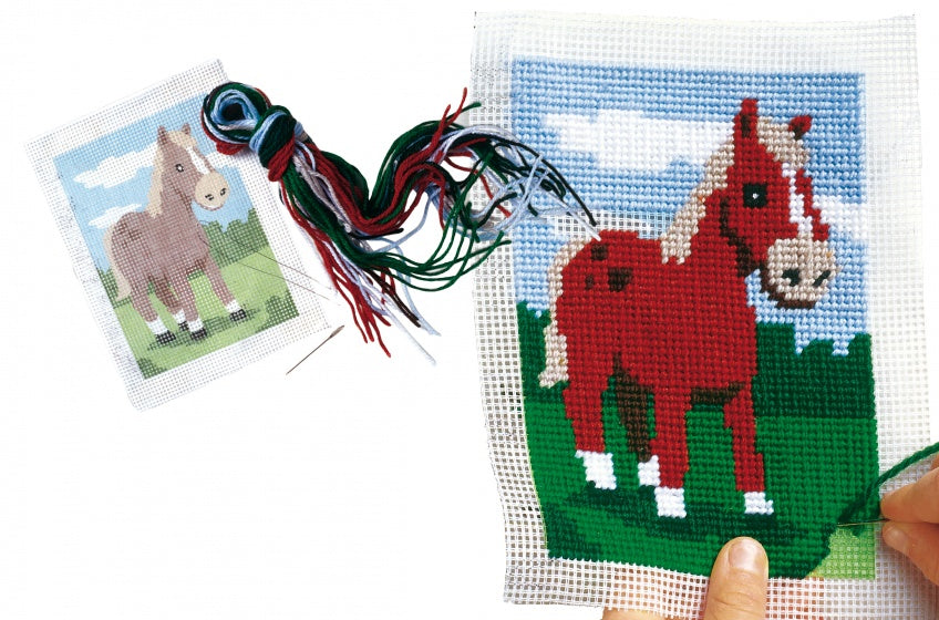 borduurset paard