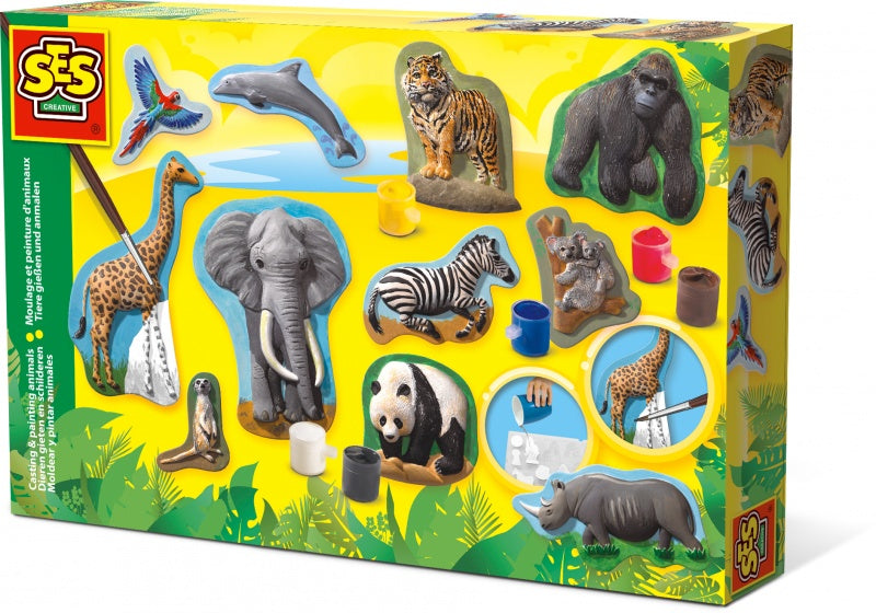 dieren gieten en schilderen