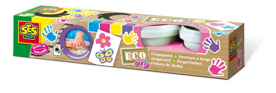 vingerverf Girly 4 stuks multicolor