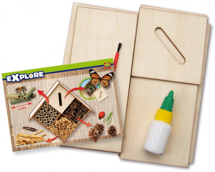 Explore Insectenhotel 30 x 20 cm blank hout
