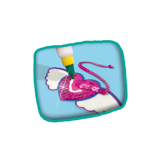 glitter applicatieset 12-delig