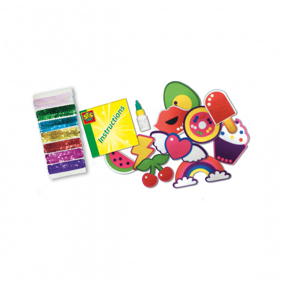 glitter applicatieset 12-delig