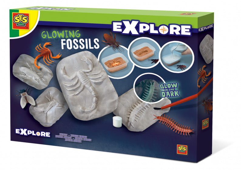 glowing fossils