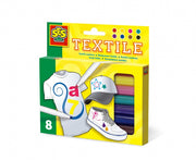 kleurstiften Textiel 8 stuks