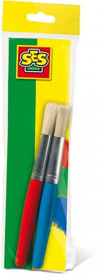 kwastenset hout 2-delig