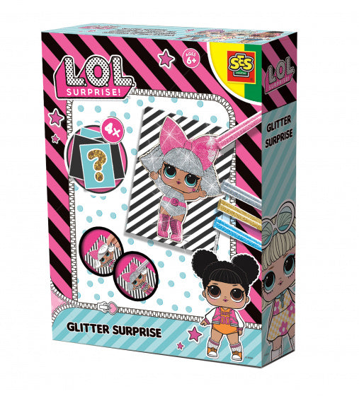 L.O.L. surprise glitterkaarten 7-delig