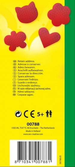 legborden Beedz mini junior rood 4 stuks