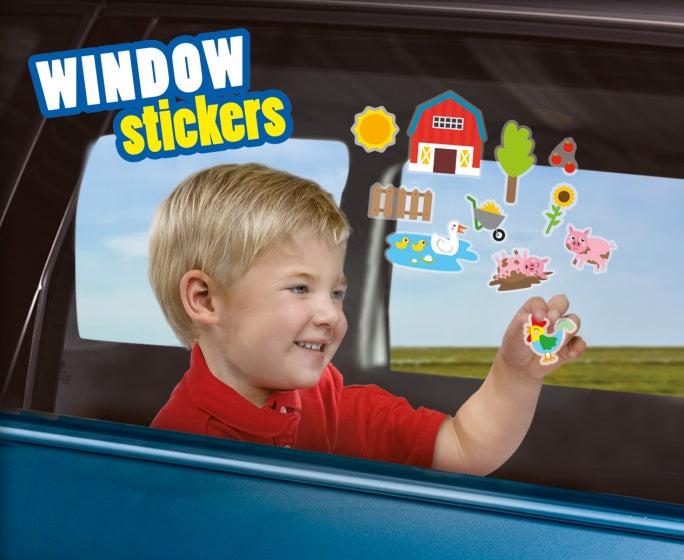 raamstickers boerderij 26 stuks