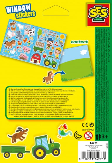 raamstickers boerderij 26 stuks