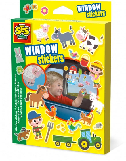 raamstickers boerderij 26 stuks