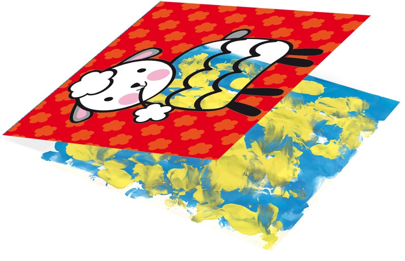 mijn eerste vingerverfkaarten