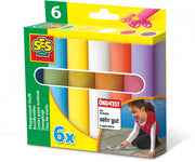 stoepkrijt 6 stuks multicolor