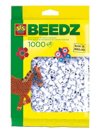 strijkkralen Beedz kunststof 1000 stuks wit