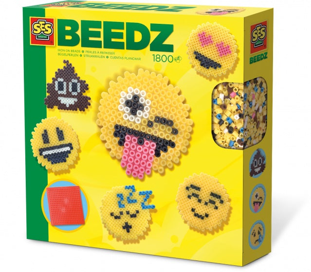 strijkkralenset Beedz Emoticons junior 1800 stuks