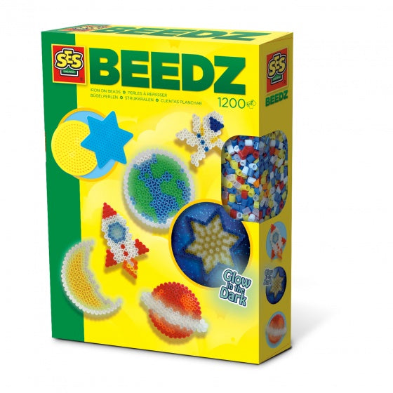 strijkkralenset Beedz glow in the dark 1400 stuks