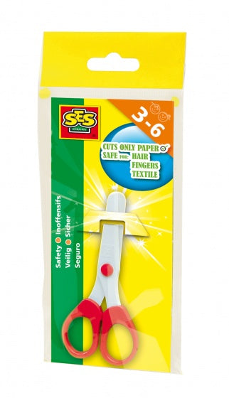 veilige kinderschaar 20 cm rood