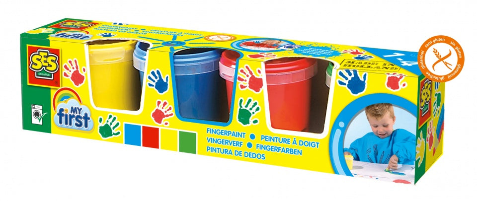 vingerverf 4 kleuren 145ml