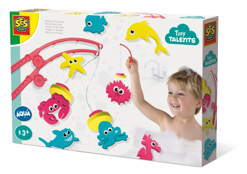 visspel zeedieren multicolor