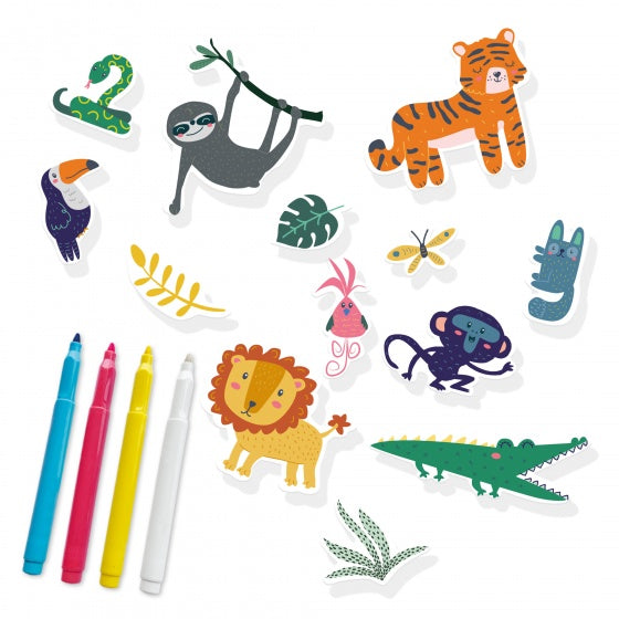 Window fun Jungle 20 x 15 cm