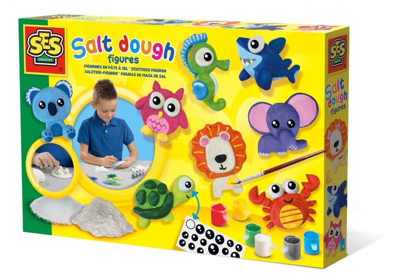 zoutdeeg figuren maken en schilderen