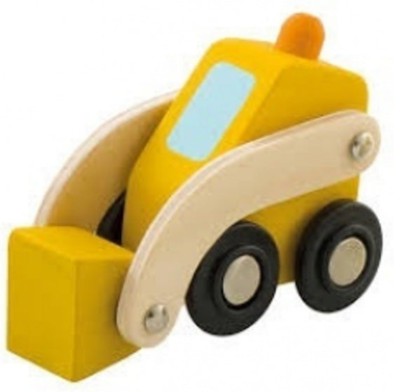 Bulldozer Mini Geel 7 cm