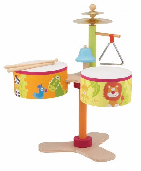 houten drumstel Savannah met triangel 54 cm