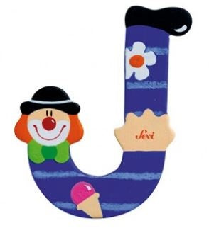 Letter J Clown 10 cm